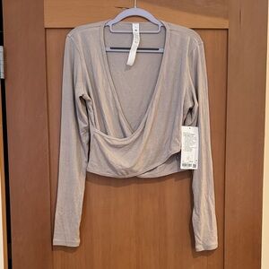 NWT Lululemon Wrap Top size 10